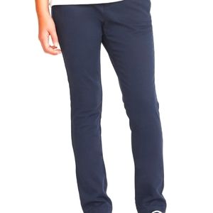 Old Navy Skinny Girls Uniform Pant Navy Blue Size 6 NWOT